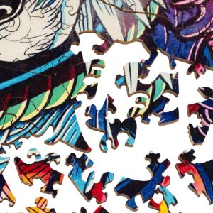 Drewniane Puzzle Kot