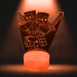 Lampka Minecraft Creeper