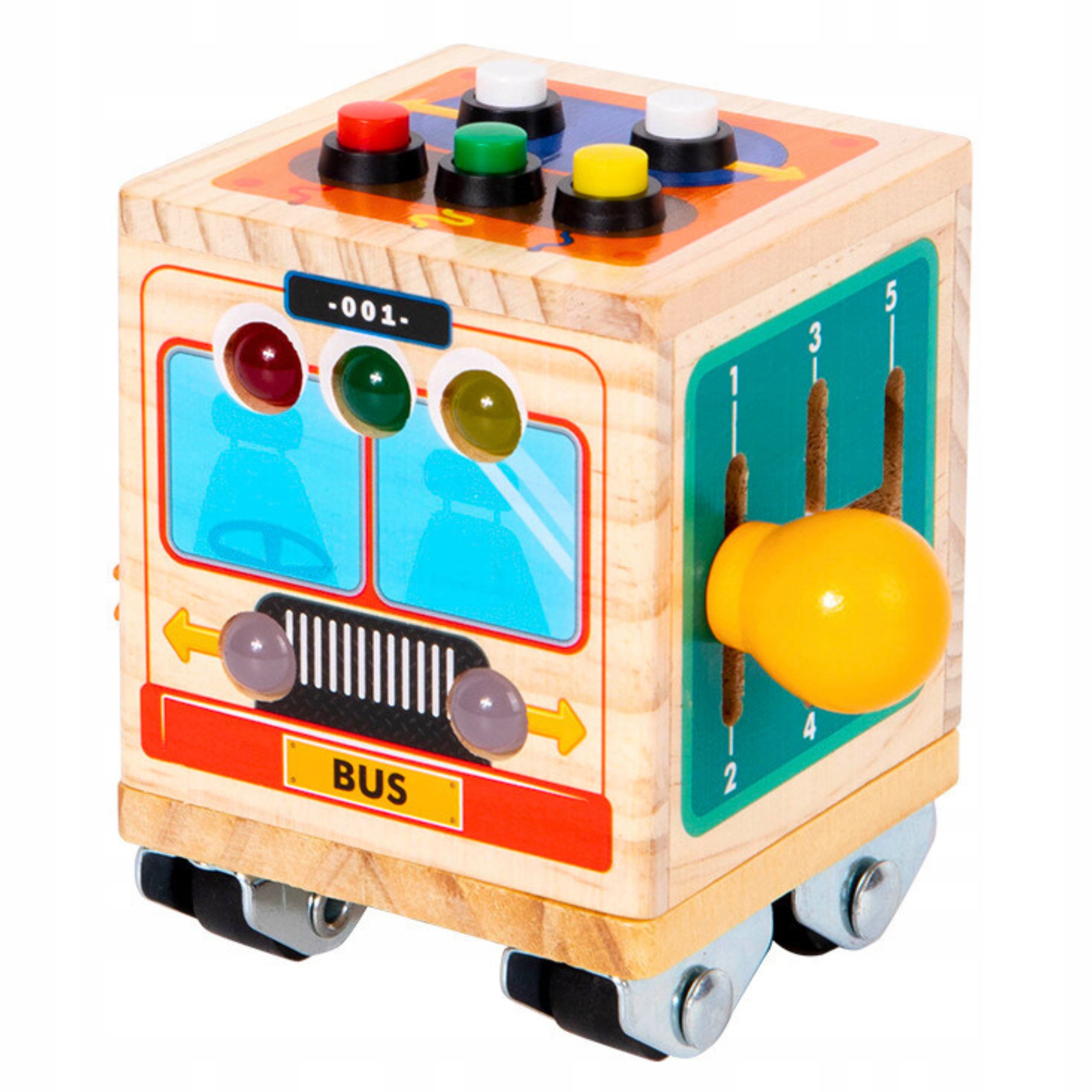 Zabawka Autobus Montessori - obrazek 5