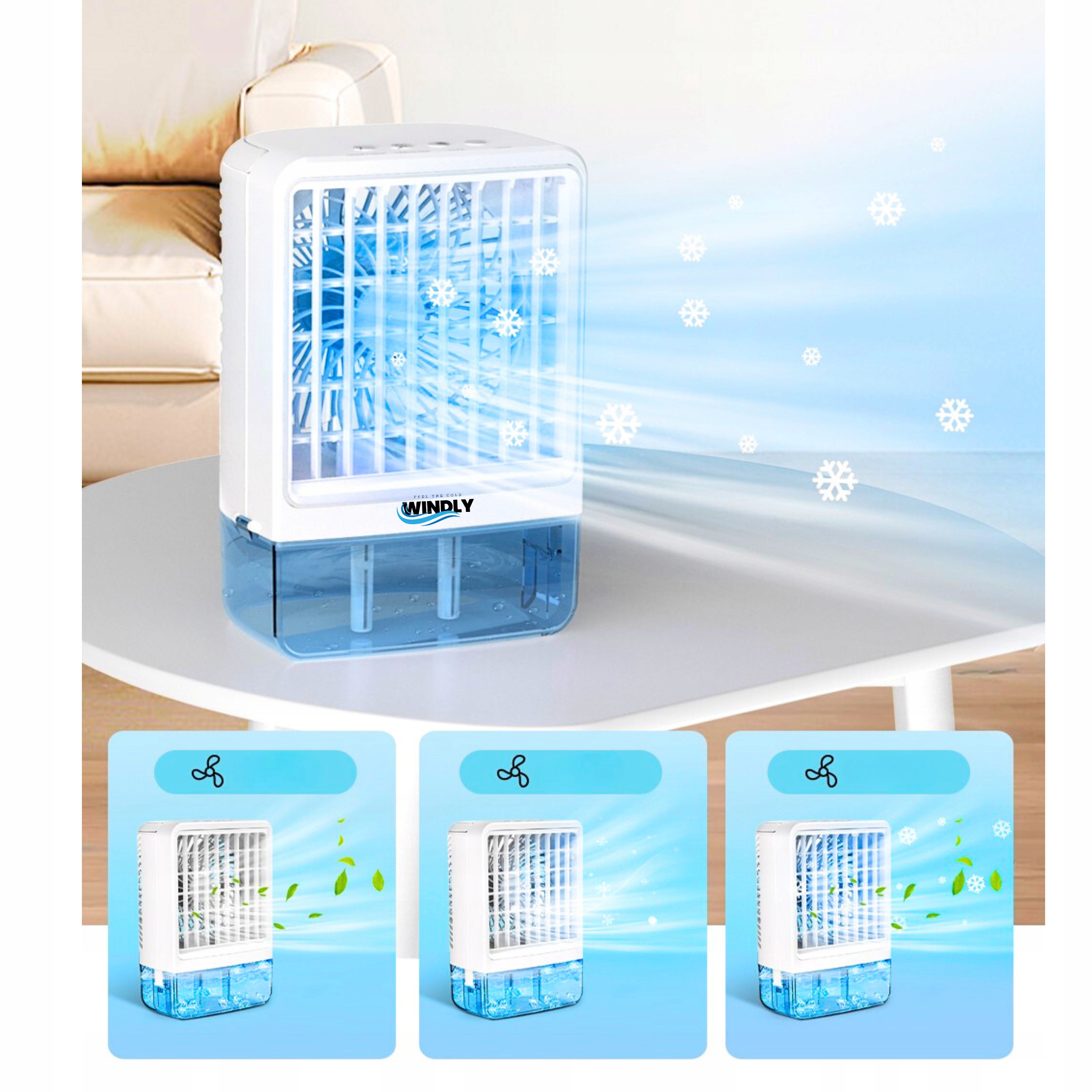 Klimatyzator Przenośny Wiatrak 800 ml - obrazek 2