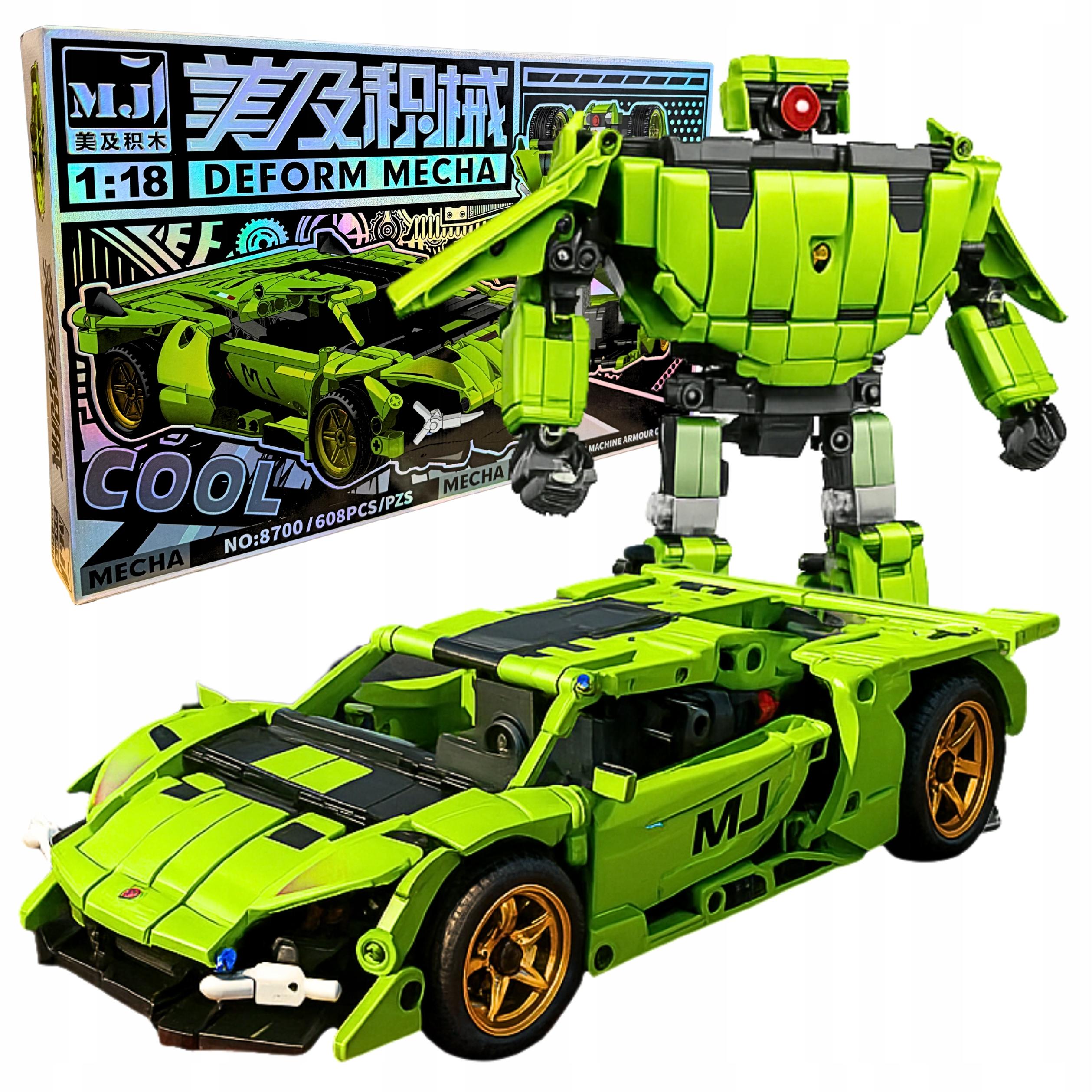 Klocki Samochód Robot