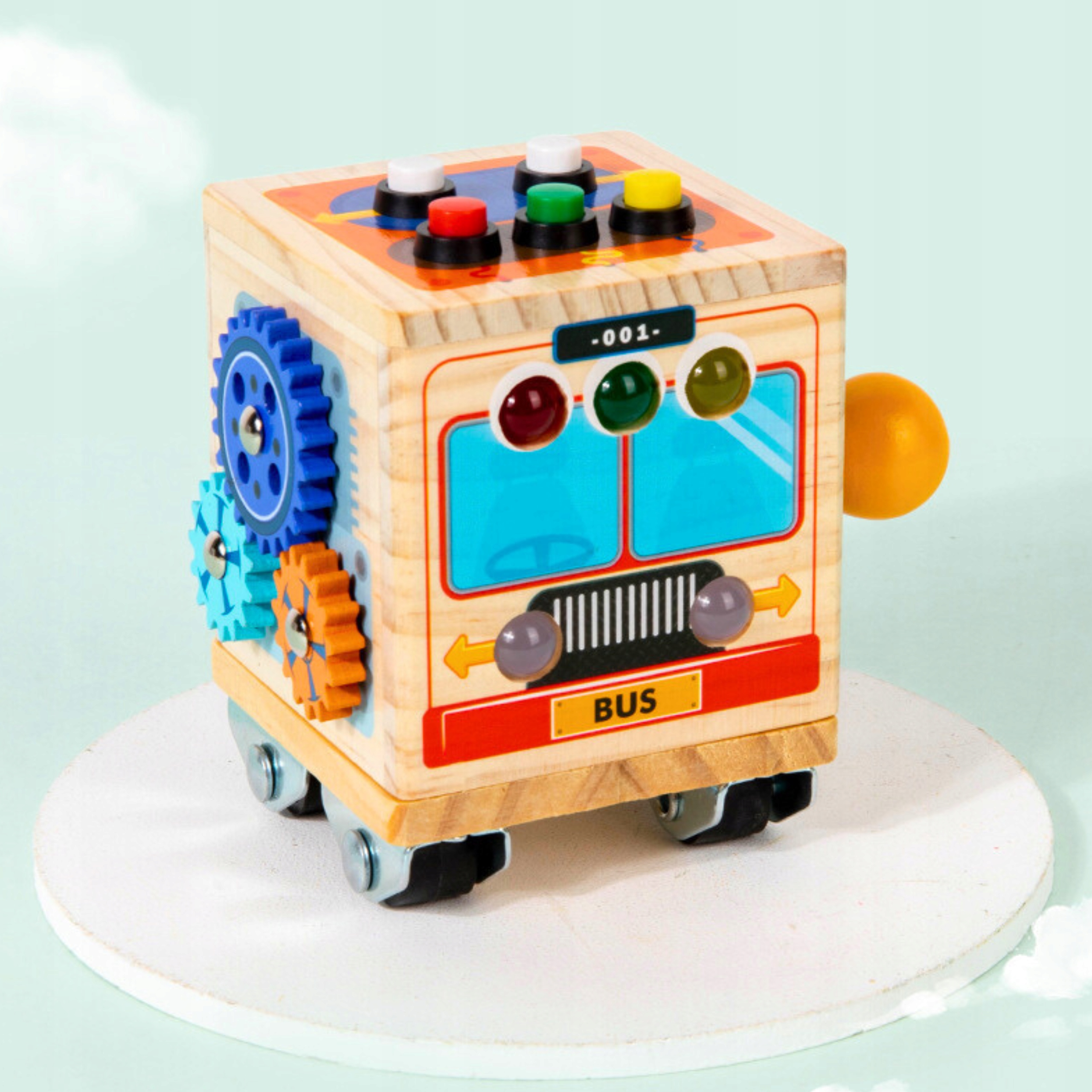 Zabawka Autobus Montessori - obrazek 4